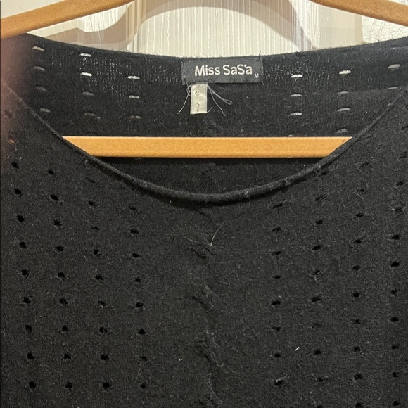 Miss Sasa Black Long Sleeve Sweater - Picture 2 of 4